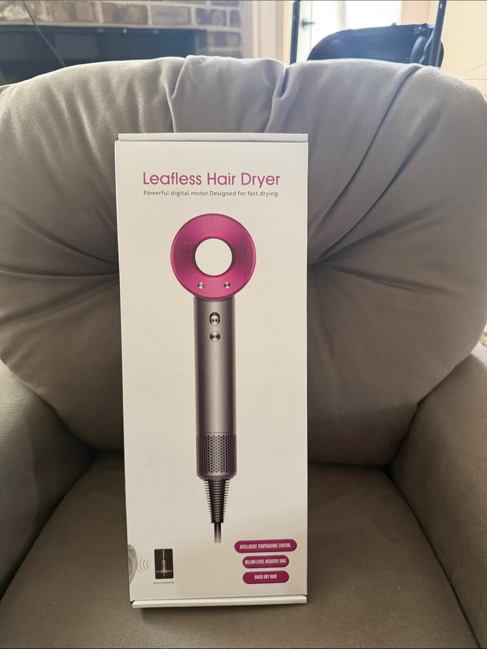 - Pink/Gray Professional Hair Tool